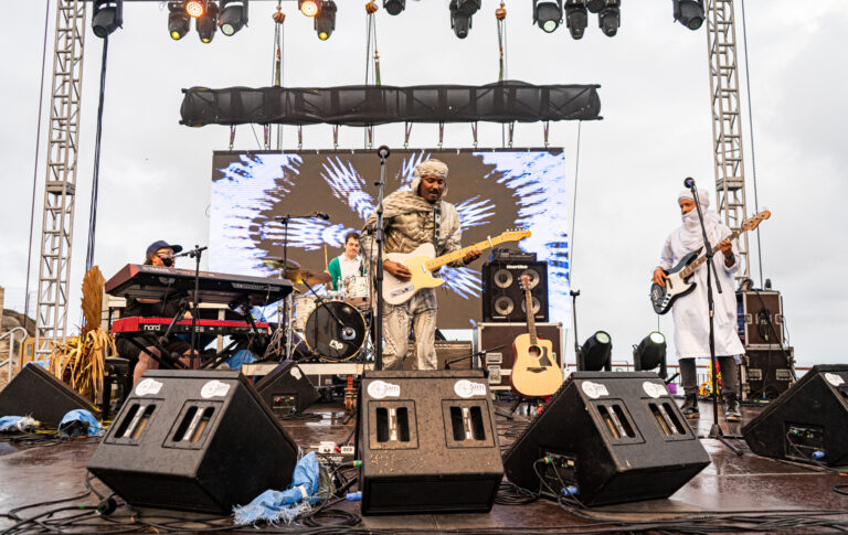 Agraf Band, Amine K, Najat El Hachmi y Tariq El Idrissi, en la primera edición del Iwa Fest de Melilla